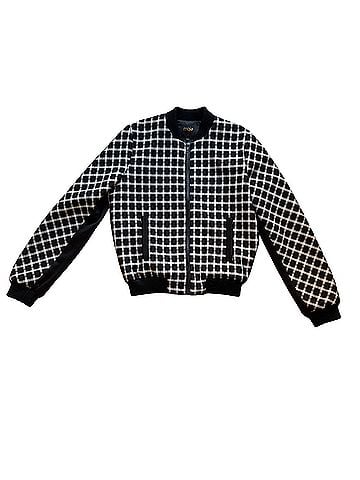 Maje Plaid Bomber Jacket (view 1)