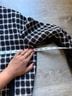 Maje Checkered-gingham Black White Jacket Size M - photo 13