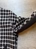 Maje Checkered-gingham Black White Jacket Size M - photo 4