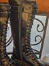 Gianni Bini 100% Patent Leather Black Boots Size 10 - photo 7