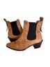 FRAME 100% Leather Solid Tan Ankle Boots Size EU 38 - photo 1