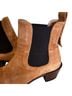 FRAME 100% Leather Solid Tan Ankle Boots Size EU 38 - photo 2