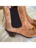 FRAME 100% Leather Solid Tan Ankle Boots Size EU 38 - photo 14