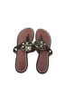 Tory Burch Green Brown Sandals Size 7 1/2 - photo 1