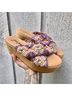 Free People Purple Tan Sandals Size 6 1/2 - photo 12