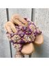 Free People Purple Tan Sandals Size 6 1/2 - photo 9
