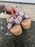 Free People Purple Tan Sandals Size 6 1/2 - photo 4
