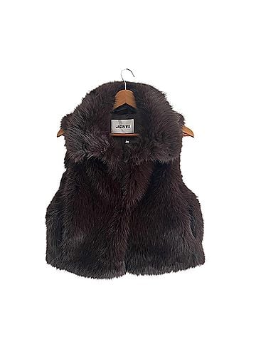 Jason Wu faux fur funnel neck cropped vest Faux Fur Vest (view 2)