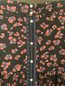 Oliphant 100% Cotton Leopard Print Black Pink Blue Brown Casual Skirt Size L - photo 4