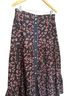 Oliphant 100% Cotton Leopard Print Black Pink Blue Brown Casual Skirt Size L - photo 7