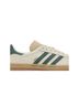 Adidas 100% Suede Green Ivory Tan Sneakers Size 7 - photo 4