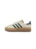Adidas 100% Suede Green Ivory Tan Sneakers Size 7 - photo 3