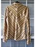 Old Navy 100% Polyester Stripes Multi Color Long Sleeve Button-Down Shirt Size L - photo 5