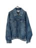 Topshop 100% Cotton Blue Denim Jacket Size 6 - photo 1