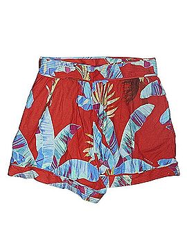 FARM Rio Sweet Jungle High Waist Linen Blend Shorts (view 2)