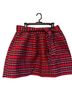 Crown & Ivy 100% Polyester Plaid Red Black Casual Skirt Size 12 - photo 1