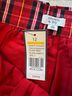 Crown & Ivy 100% Polyester Plaid Red Black Casual Skirt Size 12 - photo 3