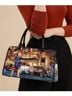 Bueno 100% Canvas Animal Print Multi Color Shoulder Bag One size - photo 12