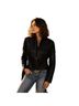 Unik Purple Rose Fringe Moto Leather Jacket - photo 1