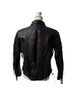 Unik Purple Rose Fringe Moto Leather Jacket - photo 2