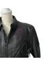 Unik Purple Rose Fringe Moto Leather Jacket - photo 6