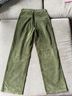 Aritzia 100% Cotton Green Cords Size 6 - photo 7