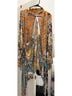 Free People Floral Blue Yellow Cardigan Size L - photo 5