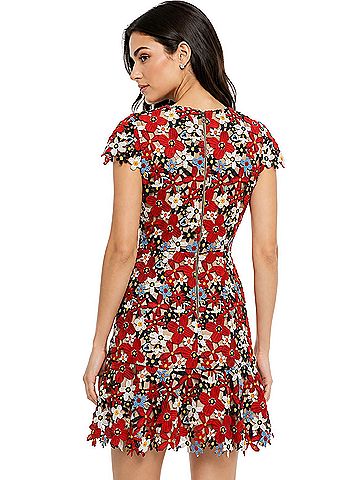 Alice + Olivia Imani Cocktail Dress (view 2)
