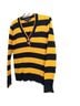 Ralph Lauren Lauren Jeans Co. Ralph Lauren striped ribbed knit henley sweater Pullover Sweater - photo 2
