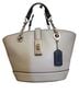 Coach Multi Color Tan Black Leather Tote One size - photo 1