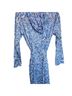 Rip Skirt Tropical Floral Blue White Swimsuit Cover Up Size XS - photo 2