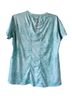 REI Floral Blue Short Sleeve Blouse Size L - photo 2