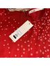 Mi ami 100% Polyester Floral Red Cocktail Dress Size XS - photo 8