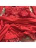Mi ami 100% Polyester Floral Red Cocktail Dress Size XS - photo 6