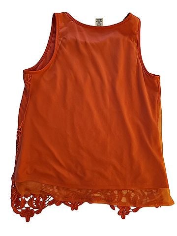 Ultra Pink tank top Sleeveless Top (view 2)