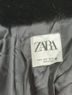 Zara Solid Black Coat Size S - photo 3