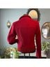 Kenneth Cole New York 55% Wool 30% Polyester 10% Rayon 5% Other 100% Polyester 100% Acrylic Red Coat Size XS - photo 3