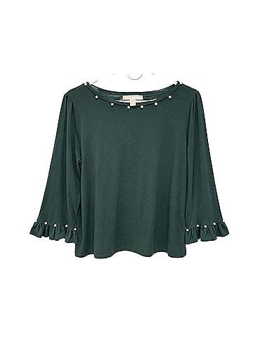 MICHAEL Michael Kors Long Sleeve Blouse (view 2)