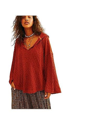 Free People FP Movement 3/4 Sleeve Blouse (view 1)