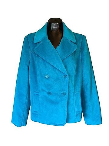 Liz Claiborne Double-Breasted Pea Coat Coat (view 1)