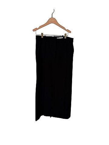 Zara Black Midi Skirt with Clean Lines Formal Skirt (view 1)