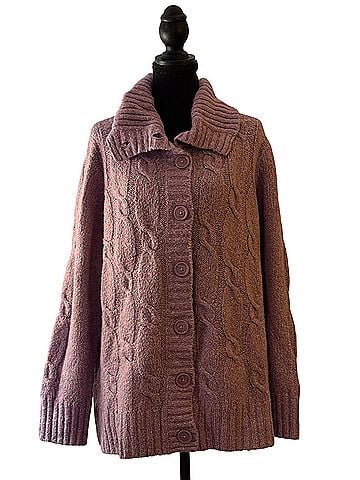 L.L.Bean fisherman style cardigan  Wool Cardigan (view 1)