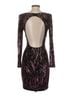 Cache Floral Black Pink Cocktail Dress Size S - photo 2