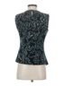 Calvin Klein Floral Black Green White Sleeveless Blouse Size S - photo 2