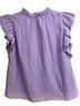 Lucchese Lavender Ruffle Sleeve V-Neck Camisole Tank Top - photo 2