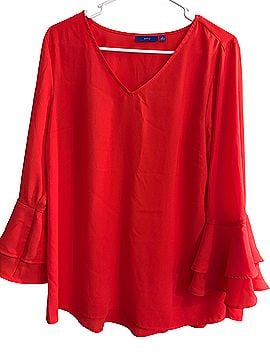 Apt. 9 3/4 Sleeve Blouse (view 1)
