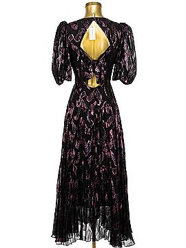 Rebecca Taylor Silk Metallic Cocktail Dress (view 2)