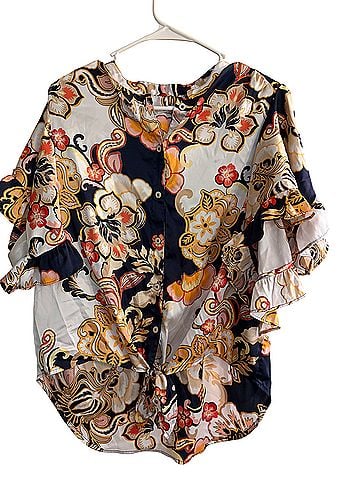 Chico's Short Sleeve Blouse (view 1)