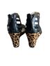 Calvin Klein Black Brown Heels Size 6 - photo 2