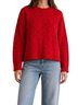 Mango 100% Acrylic Print Red Pullover Sweater Size S - photo 1